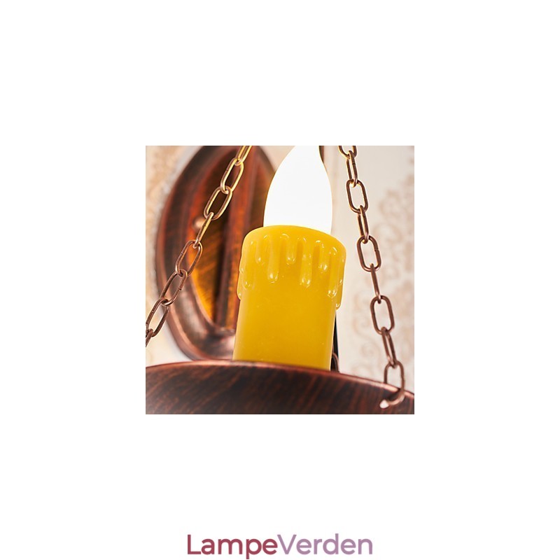 Rustik Lodge maleri funktion til Mini Style Uplight Væglamper Væglampe