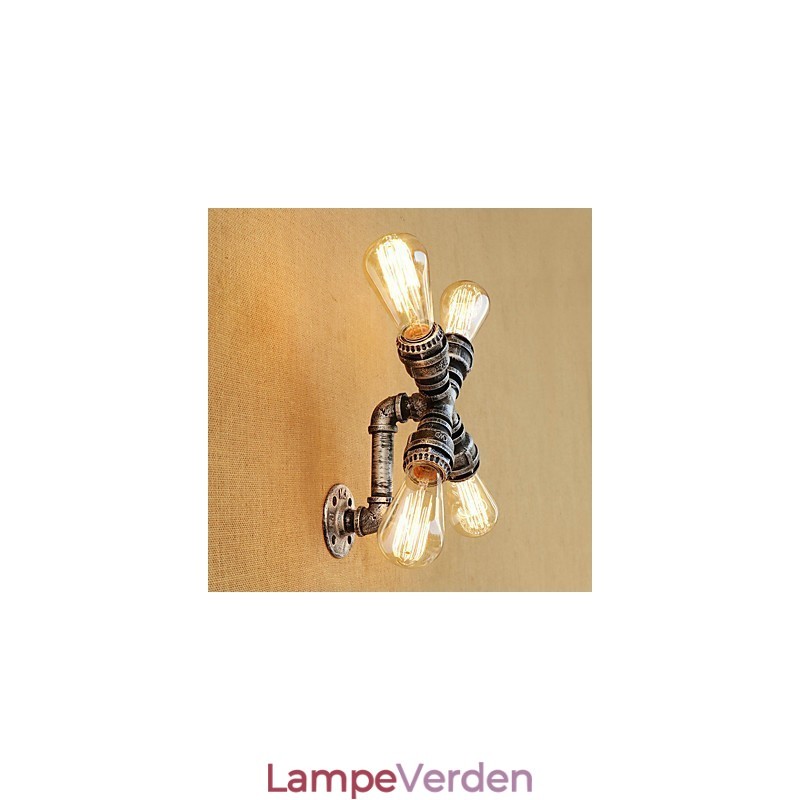 Country Retro Painting Feature for Swing Arm Ambient Light Wall Sconces Wall Light