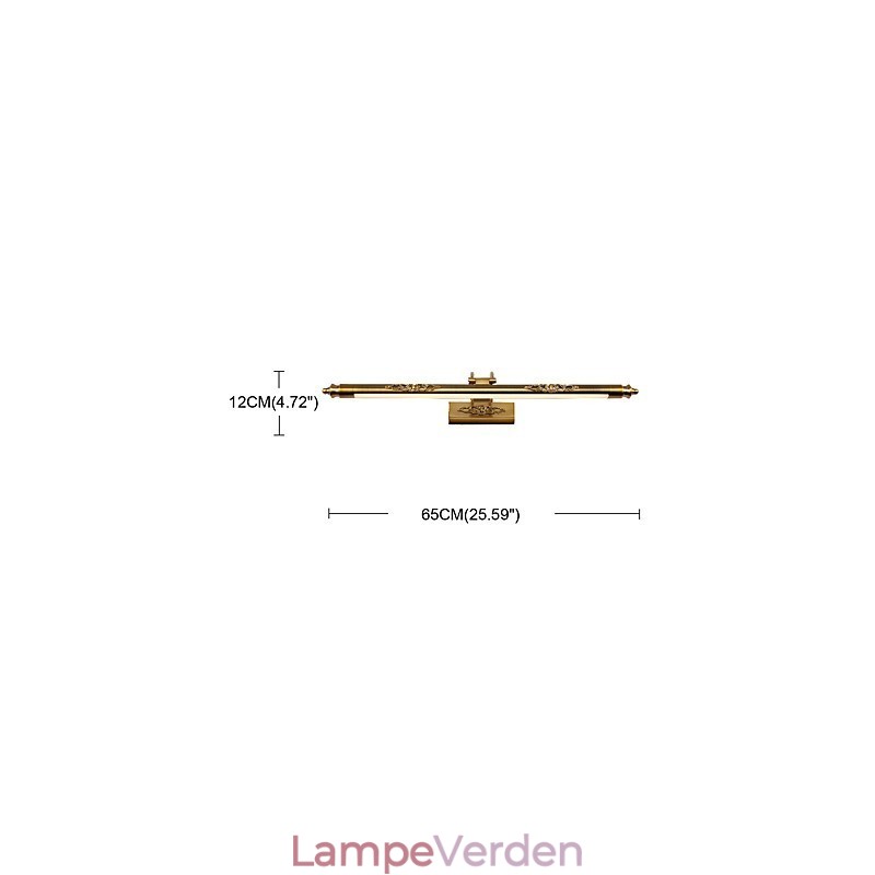 Spejl foran Lys Moderne Moderne Country Galvaniseret Feature for