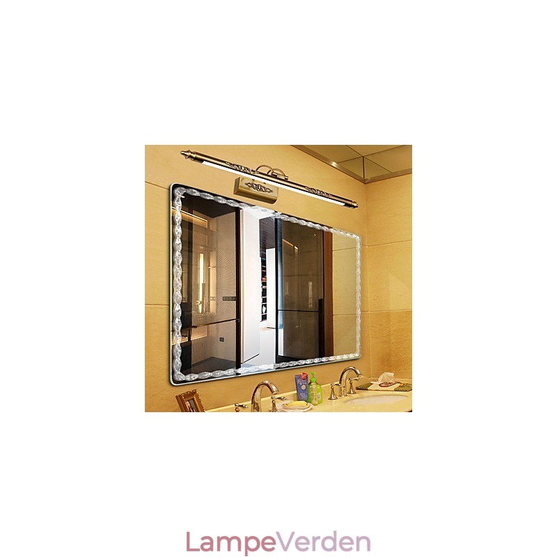 Spejl foran Lys Moderne Moderne Country Galvaniseret Feature for