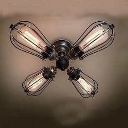 Vintage Mini Style Maleri Metal Flush Mount