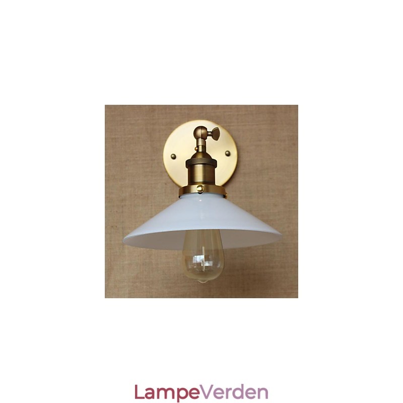 Moderne moderne Country Retro Antik Messing Funktion til Mini Style Ambient Vægbelysning