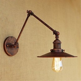 Rustik Lodge Country Retro maleri funktion til Mini Style Swing Arm Ambient Light Swing