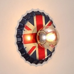Traditionel klassisk rustik Lodge Country Painting Feature for Mini Style Ambient Light Wall Sconces Wall Light