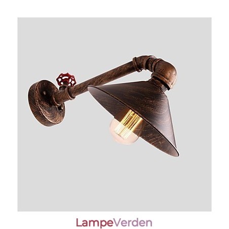 Vandrør Væglamper Retro Industriel Stil Kreativ Land Metal Restaurant Cafe Barer Bar Bord Væglamper