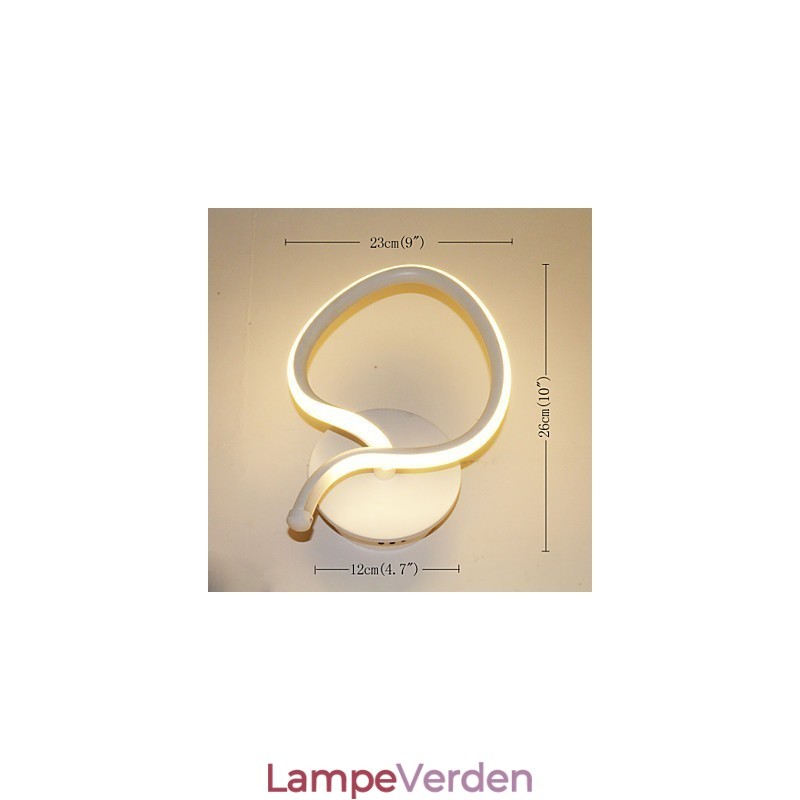 Moderne Minimalistisk Væglampe Sengekant Kreativ Korridor Lampe Aluminium Belysning