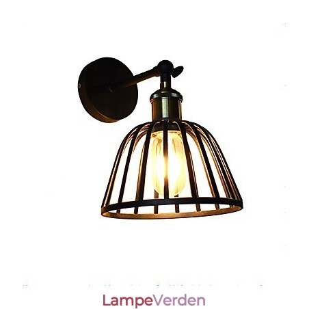 Lysmalet Stål Væglampe Stum Sort Amerikansk Kaffe Dekoration Retro Væglys Lyssværd Lampe På Væg Lysmalet Stål Væglampe Stum Sort Amerikansk Kaffe Dekoration Retro Væglys Lyssværd Lampe På Væg