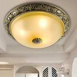 Flush Mount Mini Style Traditionel Klassisk Resin