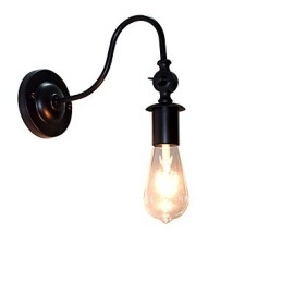 Light Buzz Wall Jern Væglampe Stum Sort Lyssværd Lampe På Væg