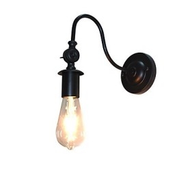 Light Buzz Wall Jern Væglampe Stum Sort Lyssværd Lampe På Væg