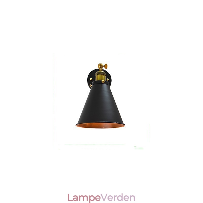 Light Buzz Paint Enkeltvæg Jern Væglampe Stum Sort Lyssværd Lampe På Væg
