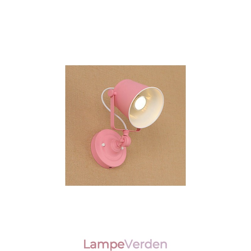 Country Retro Painting Feature Justerbar til Swing Arm Øjenbeskyttelse Downlight Væglamper Væglampe