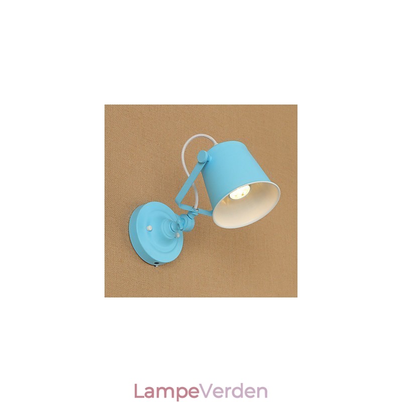 Country Retro Painting Feature Justerbar til Swing Arm Øjenbeskyttelse Downlight Væglamper Væglampe