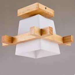Moderne kinesisk lampe stue soveværelse veranda lampe af veranda lampe træ kunst