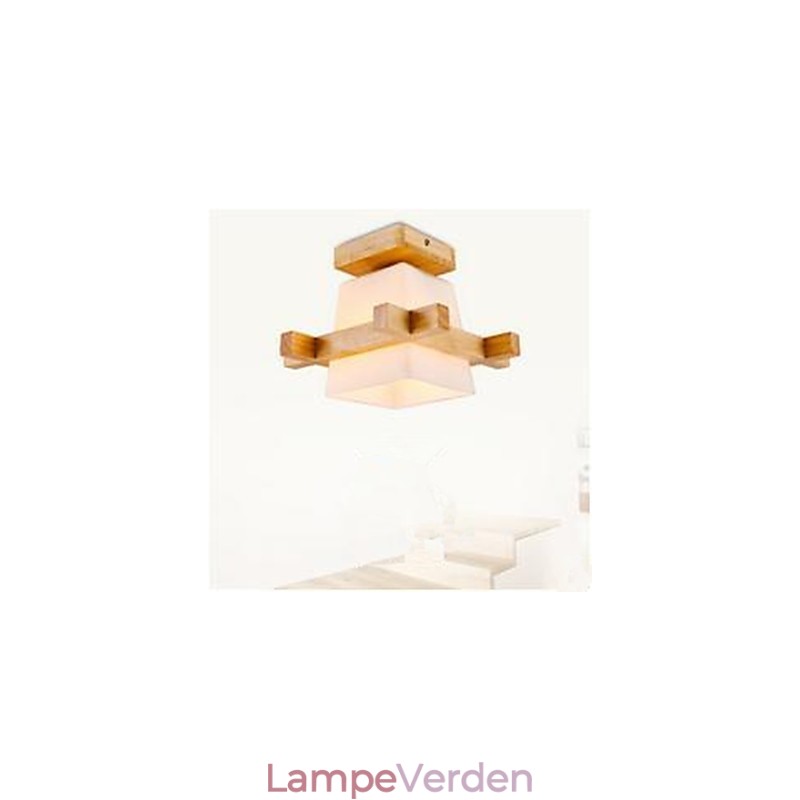 Moderne kinesisk lampe stue soveværelse veranda lampe af veranda lampe træ kunst