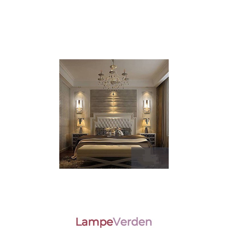 Moderne moderne sortoxidfinish-funktion til Uplight-væglamper til væglamper