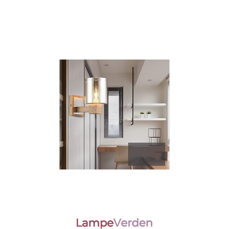 Moderne moderne sortoxidfinish-funktion til Uplight-væglamper til væglamper