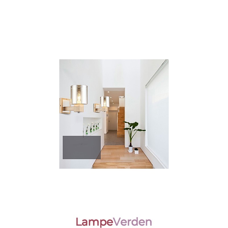Moderne moderne sortoxidfinish-funktion til Uplight-væglamper til væglamper