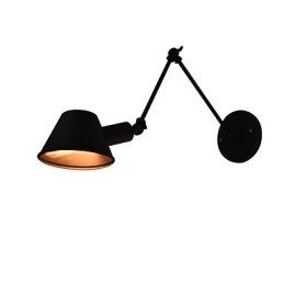 Væglampe Væglamper Vægjern Væglampe Stum Sort Lyssværd Lampe På Væg