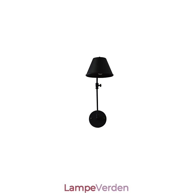 Væglampe Væglamper Vægjern Væglampe Stum Sort Lyssværd Lampe På Væg