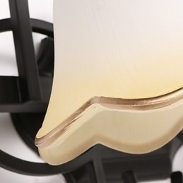 Rustik Lodge galvaniseret funktion til Downlight Badeværelsesbelysning Væglampe