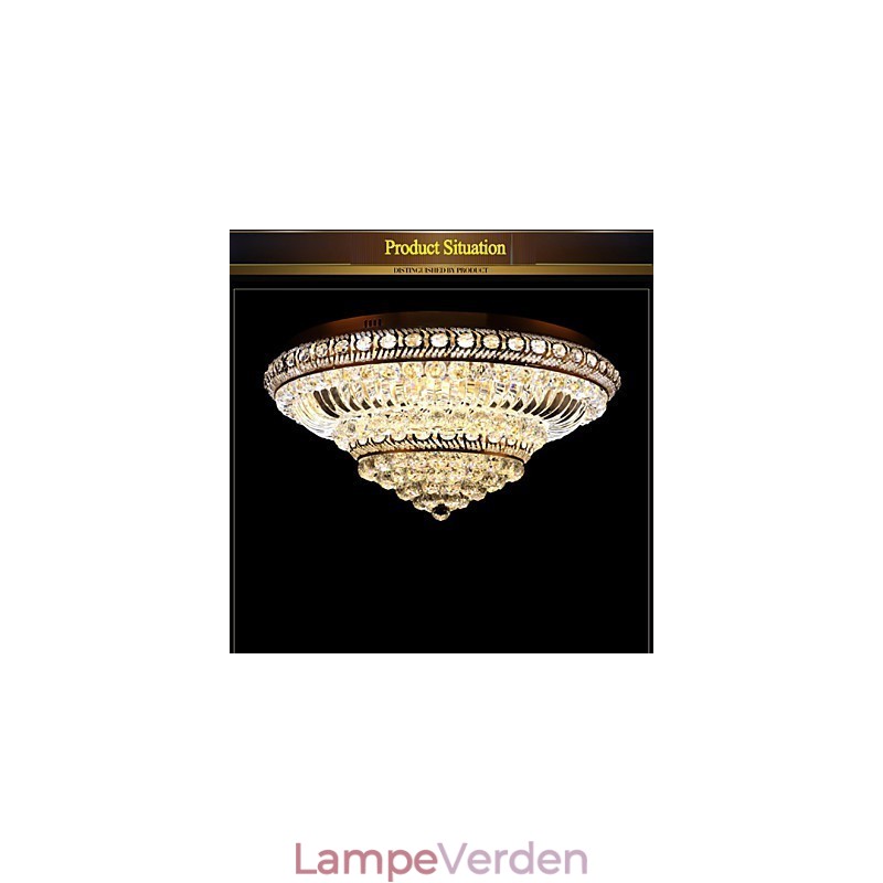 Moderne Luksus Krystal Loftslys Absorber Kuppel Lys Diameter 60CM