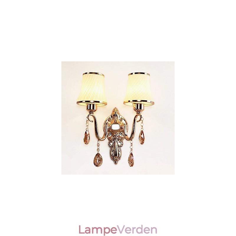 Moderne moderne galvaniseret funktion til Crystal Eye Protection Ambient Light væglamper