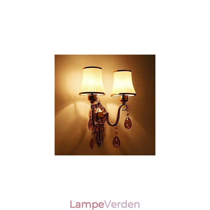 Moderne moderne galvaniseret funktion til Crystal Eye Protection Ambient Light væglamper