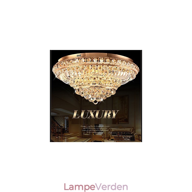 Moderne Luksus Krystal Loftslys Absorber Kuppel Lys Diameter 60CM