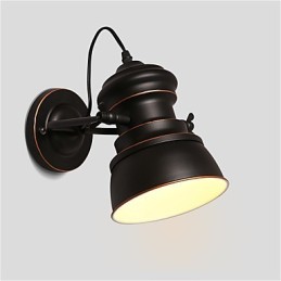 Vintage metal væglamper Industriel væglampe Simplicity Lampe til Cafe Club Bar Belysning