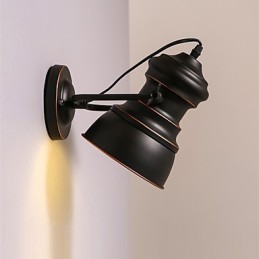 Vintage metal væglamper Industriel væglampe Simplicity Lampe til Cafe Club Bar Belysning