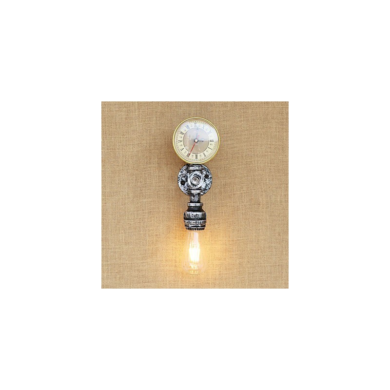 Enkel Country Retro Painting Funktion til Mini Style Ambient Light Wall Sconces Wall Light