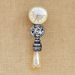 Enkel Country Retro Painting Funktion til Mini Style Ambient Light Wall Sconces Wall Light