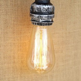 Enkel Country Retro Painting Funktion til Mini Style Ambient Light Wall Sconces Wall Light