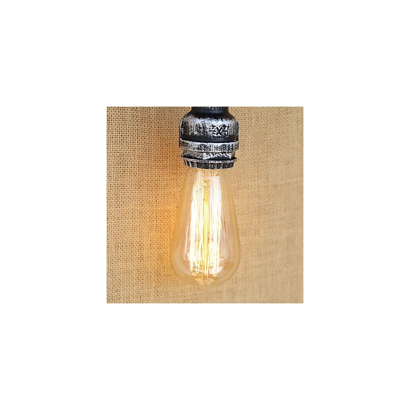 Enkel Country Retro Painting Funktion til Mini Style Ambient Light Wall Sconces Wall Light