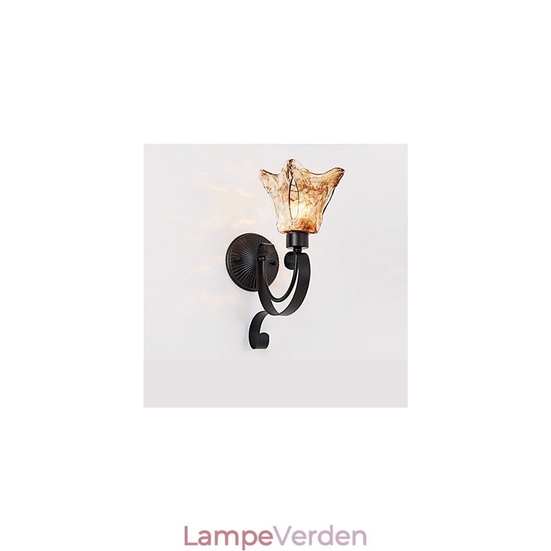 Væglampe Enkel Stue Lys Jern Dekorativ Soveværelse Sengelampe Ganglampe