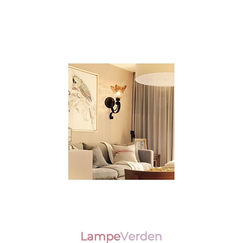 Væglampe Enkel Stue Lys Jern Dekorativ Soveværelse Sengelampe Ganglampe