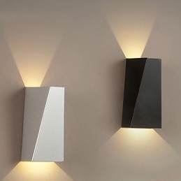 Integreret moderne moderne funktion til Mini Style Ambient Light Wall Sconces Wall Light Tilfældig farve