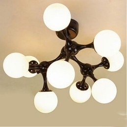 Art Glas Kuglelampe