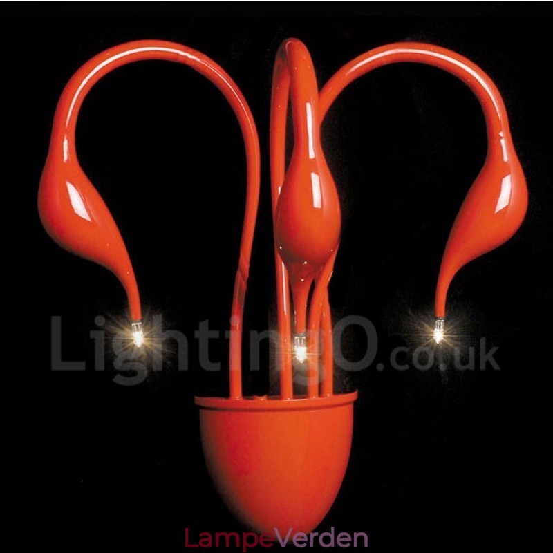 Swan Head Modern Contemporary Multi Colors Ambient Light Wall Sconces Wall Light