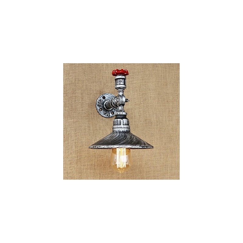 Rustik Lodge Maleri funktion til Ambient Light Wall Sconces Wall Light Silver