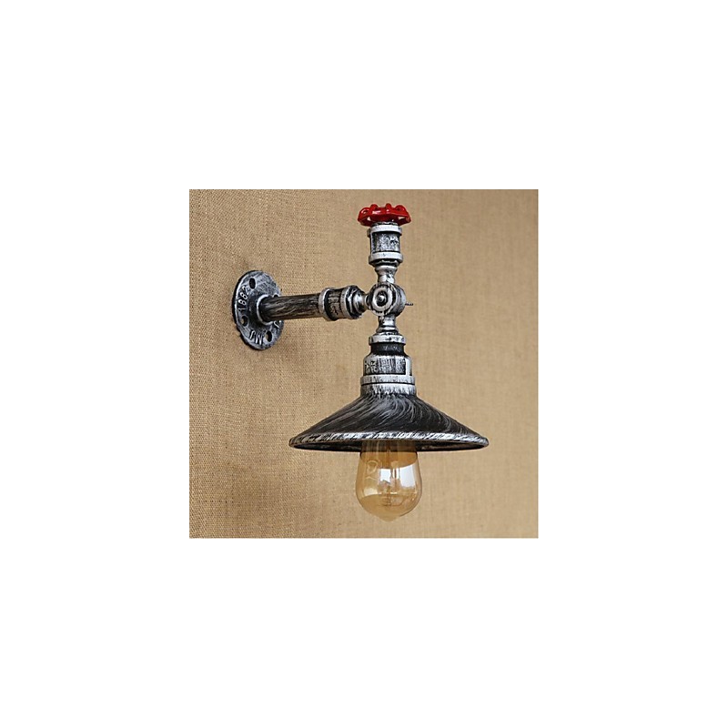 Rustik Lodge Maleri funktion til Ambient Light Wall Sconces Wall Light Silver