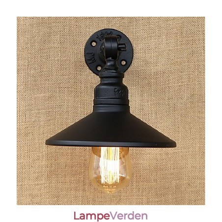 Industrial Style Nordic Water Pipe Væglampe Væglampe Sort Industrial Style Nordic Water Pipe Væglampe Væglampe Sort