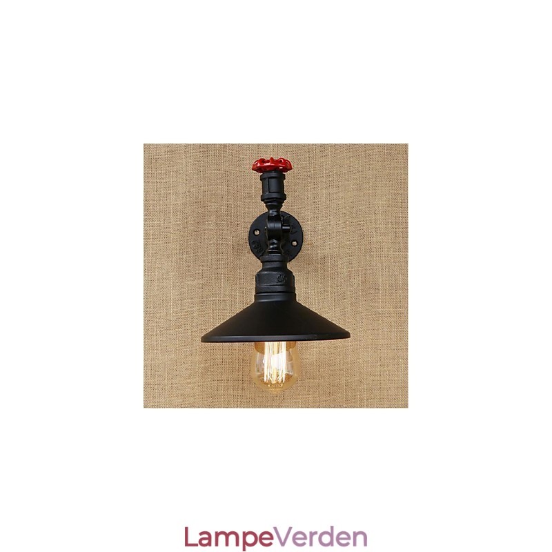 Rustik Lodge Malerfunktion til Ambient Light Wall Sconces Wall Light Black