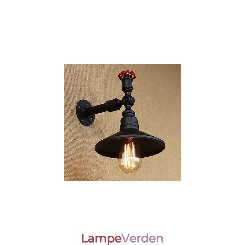 Rustik Lodge Malerfunktion til Ambient Light Wall Sconces Wall Light Black