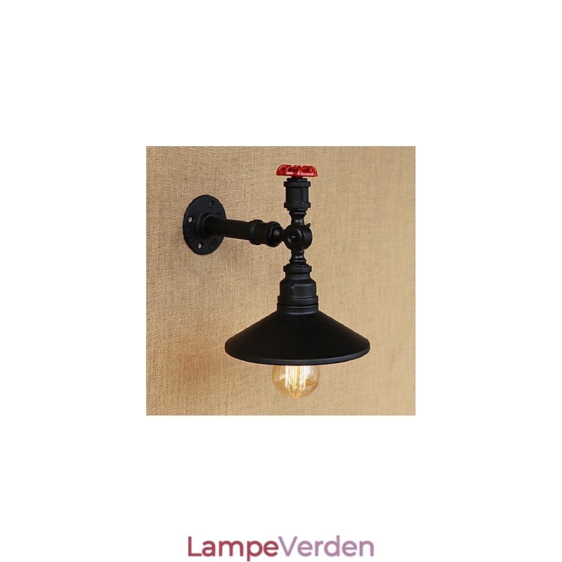 Rustik Lodge Malerfunktion til Ambient Light Wall Sconces Wall Light Black