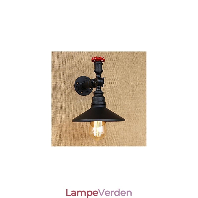 Rustik Lodge Malerfunktion til Ambient Light Wall Sconces Wall Light Black