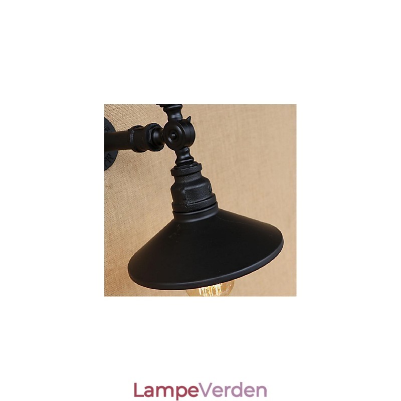 Rustik Lodge Malerfunktion til Ambient Light Wall Sconces Wall Light Black
