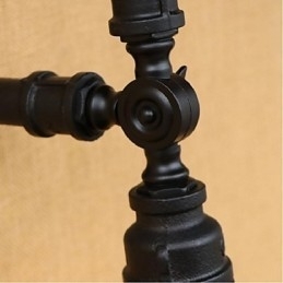 Rustik Lodge Malerfunktion til Ambient Light Wall Sconces Wall Light Black
