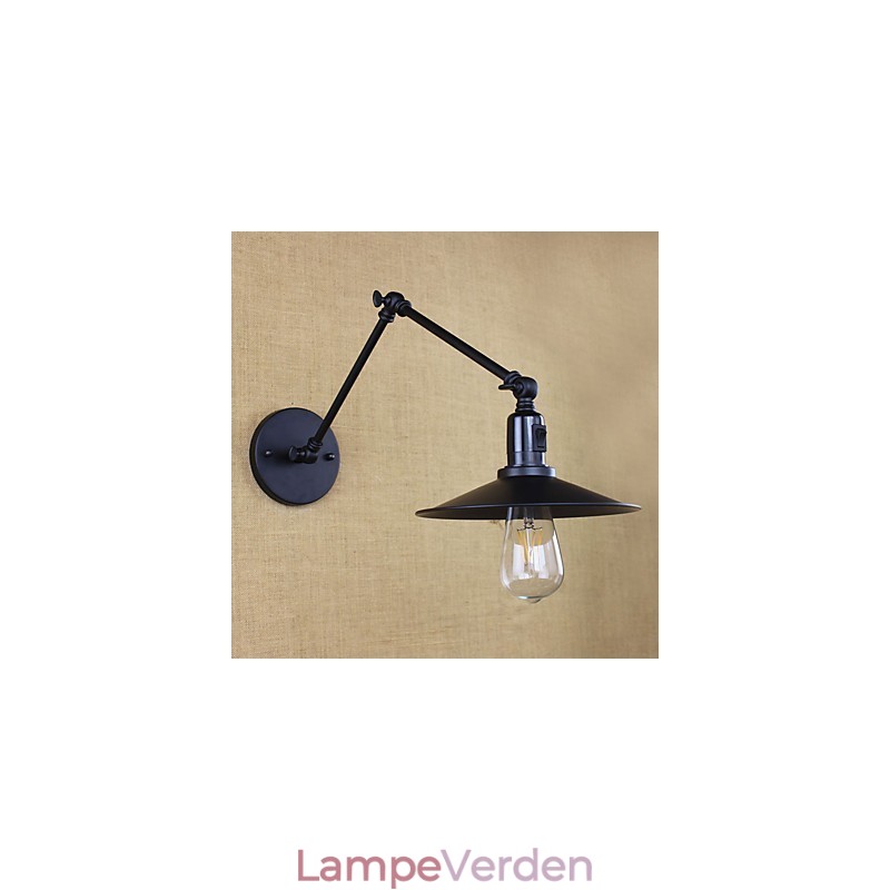Rustik Lodge Malerfunktion til Mini Style Swing Arm Downlight Wall Sconces